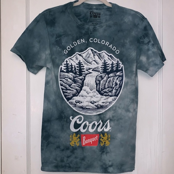 coors Tops Coors Tie Dye Graphic T Shirt Poshmark